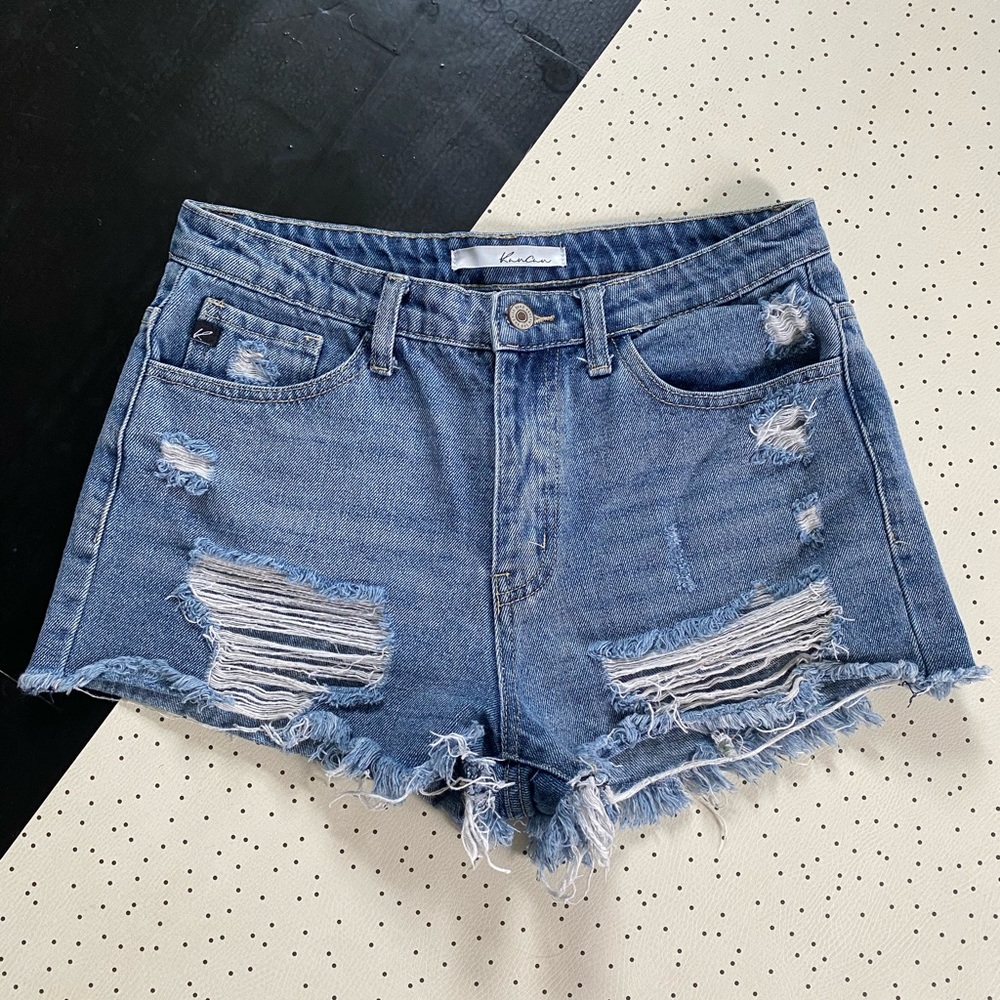 KanCan denim cutoffs